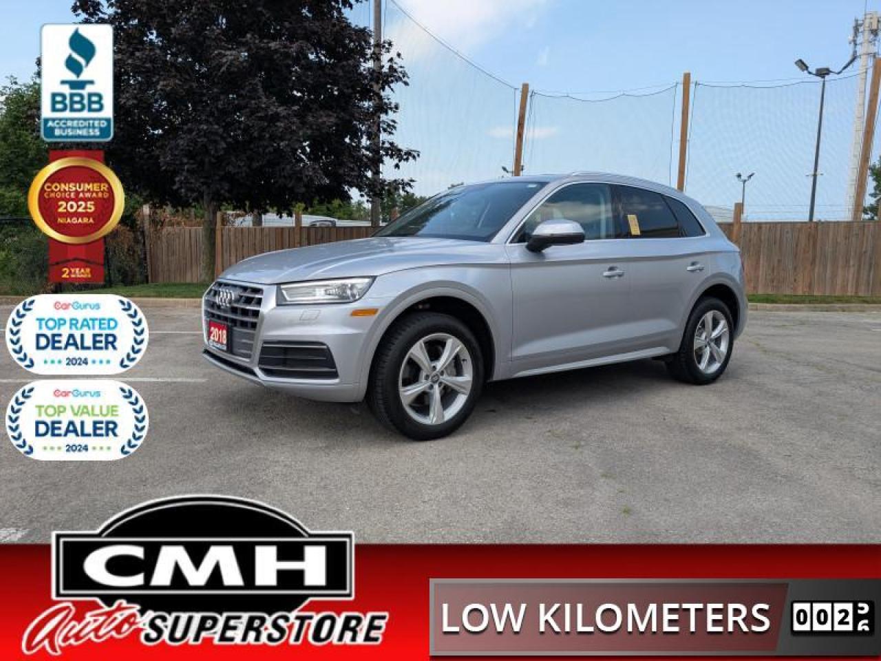 2018 Audi Q5 2.0 TFSI quattro Progressiv  **VERY LOW KMS**