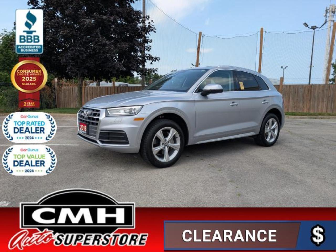 2018 Audi Q5 2.0 TFSI quattro Progressiv  **VERY LOW KMS**