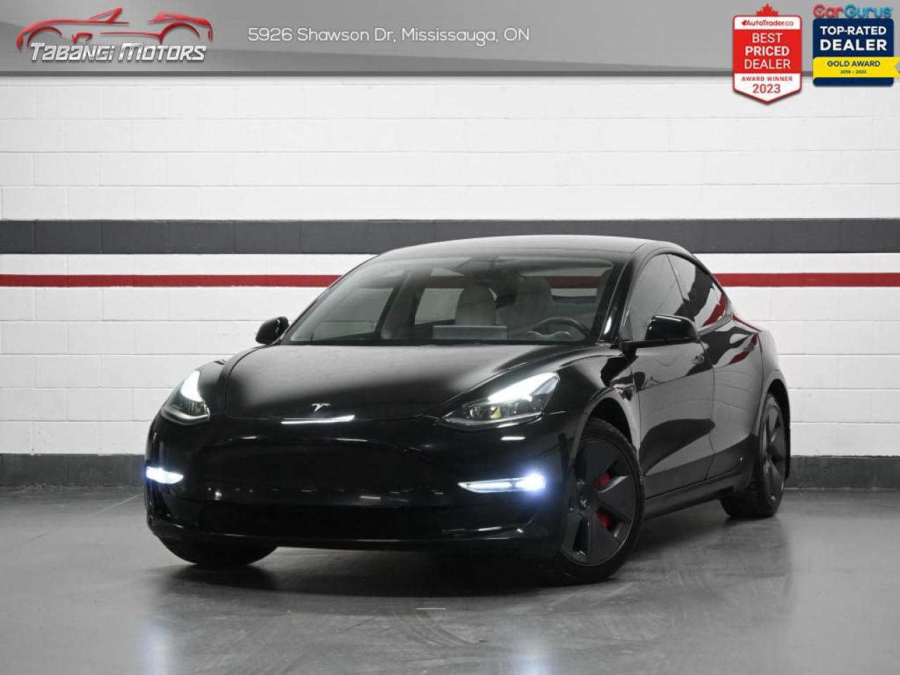 Used 2021 Tesla Model 3 Standard Range Plus   No Accident White Leather Autopilot Navigation Glass Roof for sale in Mississauga, ON