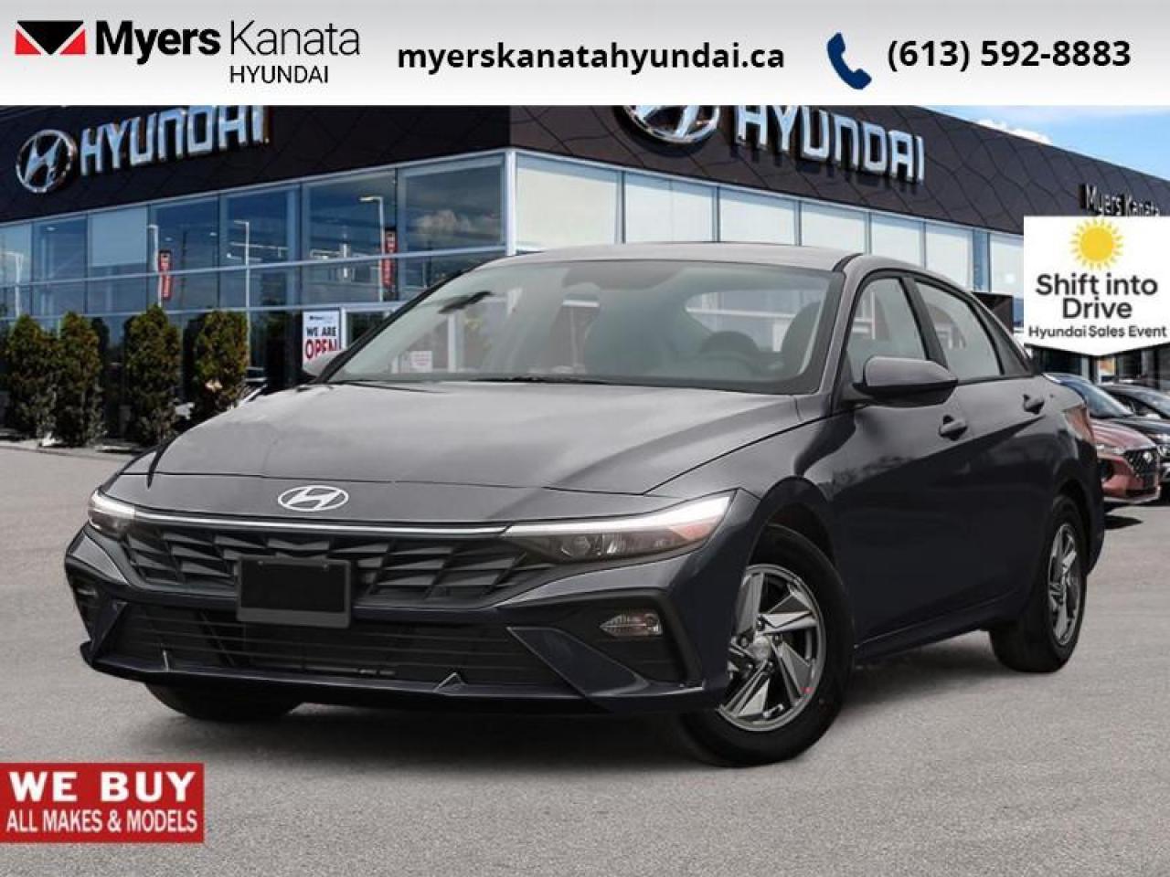 New 2025 Hyundai Elantra Preferred IVT w/Tech Pkg  - $104.77 /Wk for sale in Kanata, ON
