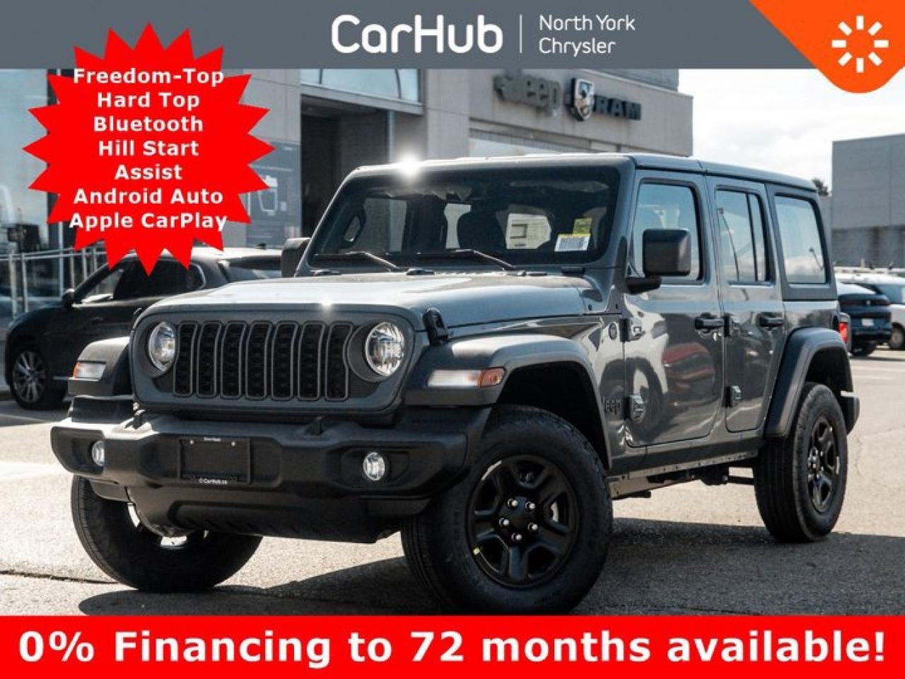 2025 Jeep Wrangler Sport Freedom-Top Hard Top Bluetooth Hill Start Assist Android Auto Apple CarPlay Photo0