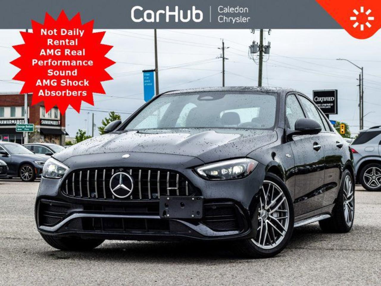 Used 2024 Mercedes-Benz C-Class AMG C 43 4MATIC Only 220Km Pano Sunroof for sale in Bolton, ON