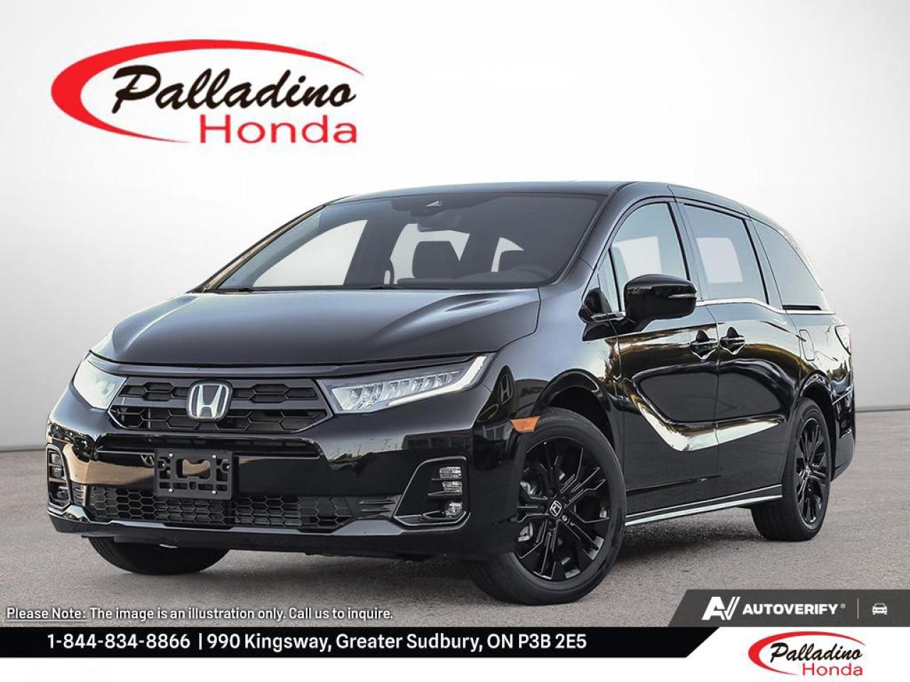 New 2025 Honda Odyssey Black Edition for sale in Greater Sudbury, ON
