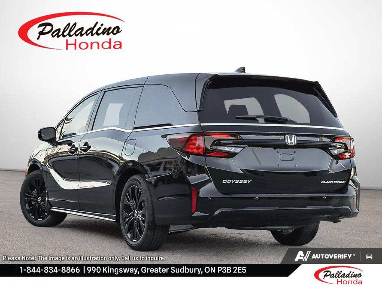 2025 Honda Odyssey Black Edition Photo3