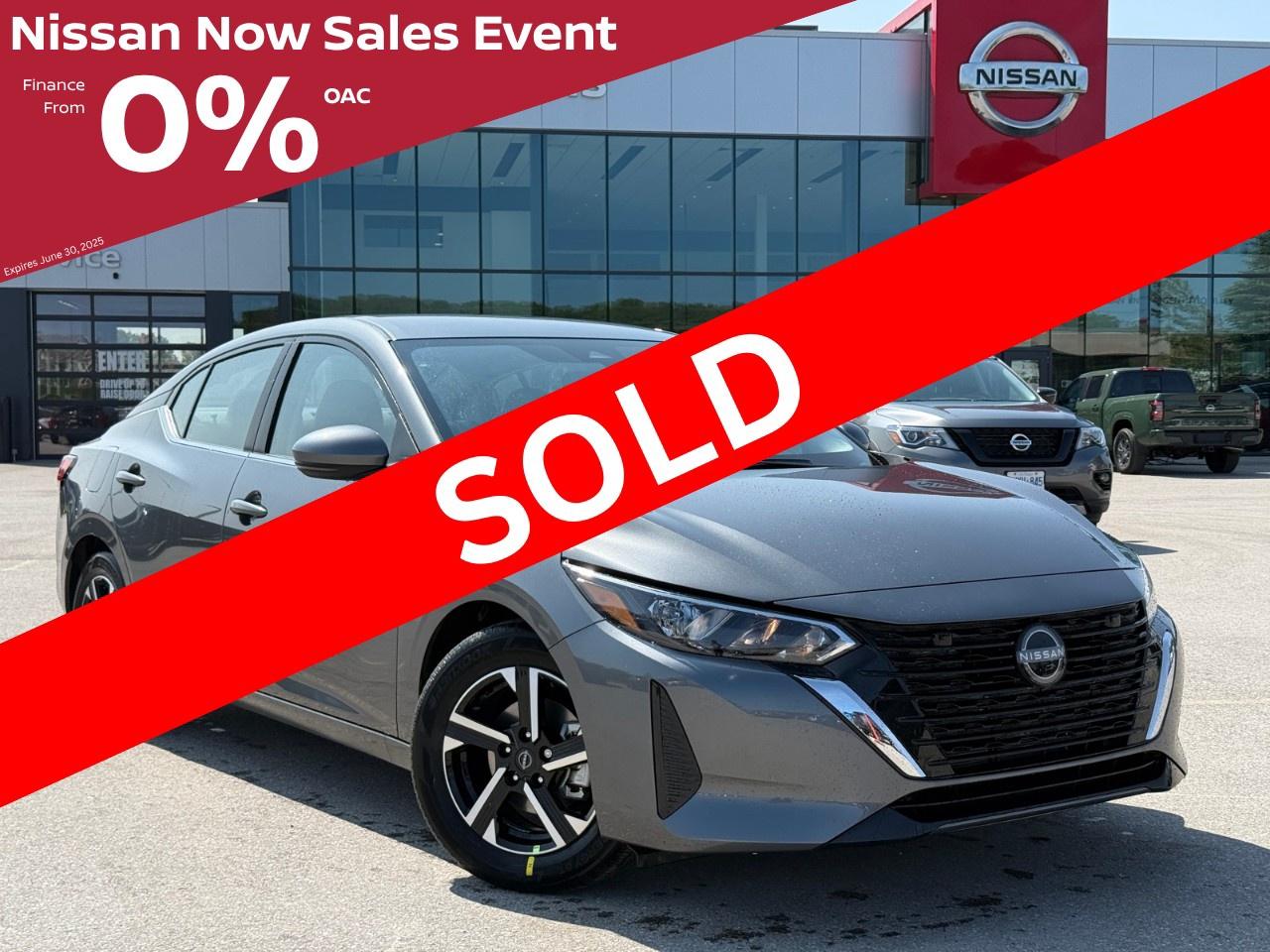 New 2025 Nissan Sentra SV CVT for sale in Midland, ON
