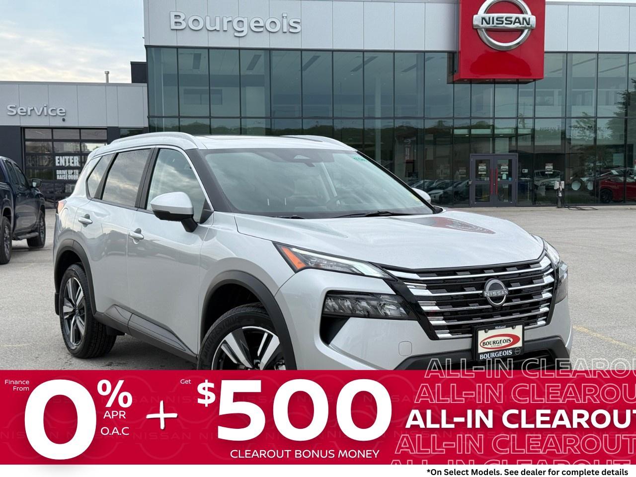 New 2025 Nissan Rogue AWD SV Moonroof for sale in Midland, ON