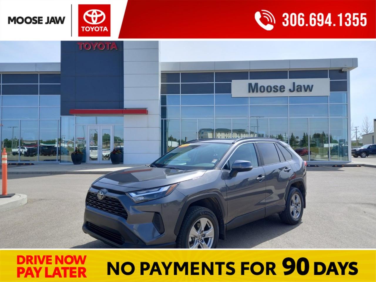 Used 2023 Toyota RAV4 XLE LOCAL TRADE, HEATED POWER SEATS, MOONROOF, HEATED WHEEL, 8