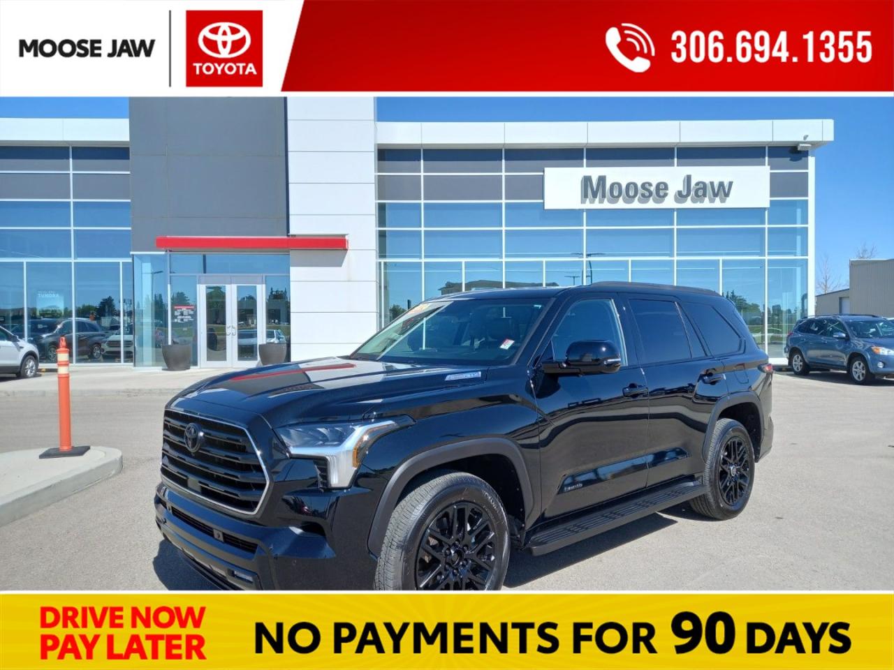 Used 2024 Toyota Sequoia Limited LOCAL TRADE,HEATED/VENT POWER LTR SEATS,8 PASSENGER,PANORAMIC MOONROOF,PREM AUDIO WITH 14