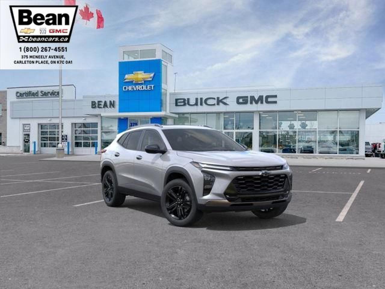 New 2025 Chevrolet Trax ACTIV 1.2L 3 CYL WITH REMOTE START/ENTRY, SUNROOF, HEATED SEATS, HEATED STEERING WHEEL, APPLE CARPLAY AND ANDROID AUTO for sale in Carleton Place, ON
