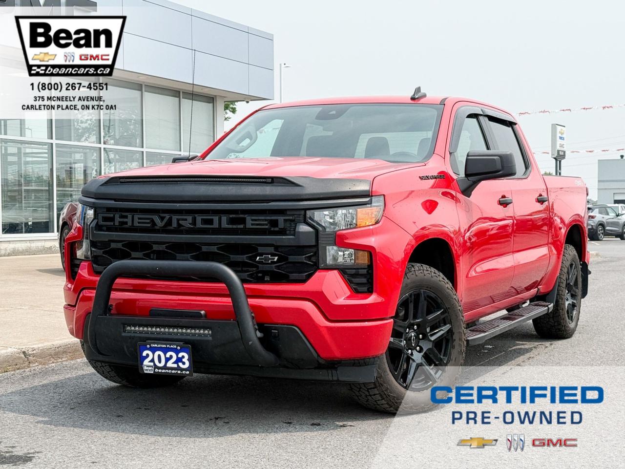 Used 2023 Chevrolet Silverado 1500 Custom 2.7L 4 CYL WITH REMOTE START/ENTRY, POWER DRIVERS SEAT, LANE KEEP ASSIST, APPLE CARPLAY AND ANDROID AUTO, HD REAR VISION CAMERA for sale in Carleton Place, ON