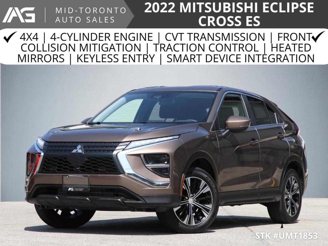 Used 2022 Mitsubishi Eclipse Cross ES AWD for sale in North York, ON