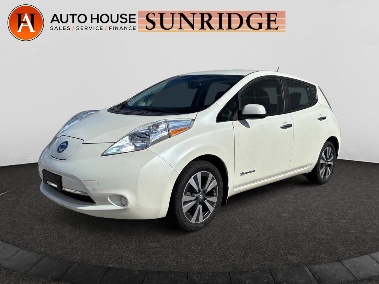 Used 2016 Nissan Leaf SV NAVIGATION BACKUP CAMERA HEATED STEERING WHEEL BLUETOOTH HEATED SEATS for sale in Calgary, AB