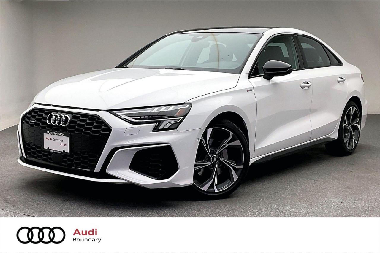 You can expect that this vehicle will feel like a brand new car with the Audi Certified :plus Program. The entails a 300 check-point service inspection, up to 5 years of factory warranty or 100,000KM from the original service date, 30-day/2000 KM exchange privilege, a FREE CarFax and 24/7 Roadside Assistance. Visit us at OpenRoad Audi Boundary and book a test drive with one of our Audi Brand Specialists! We look forward to seeing you soon!