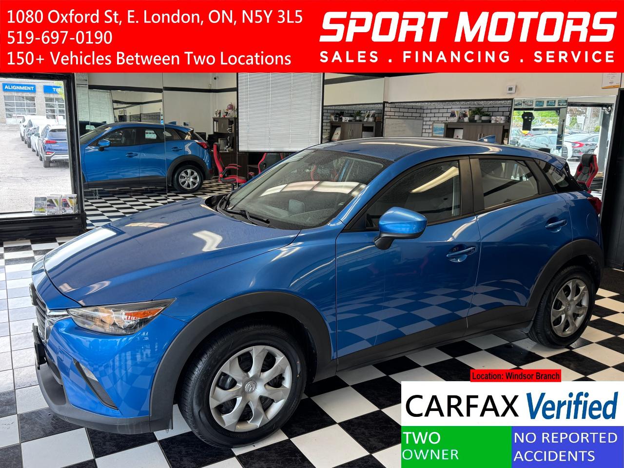2016 Mazda CX-3 AWD GX+New Tires+Brakes+Camera+A/C+CLEAN CARFAX