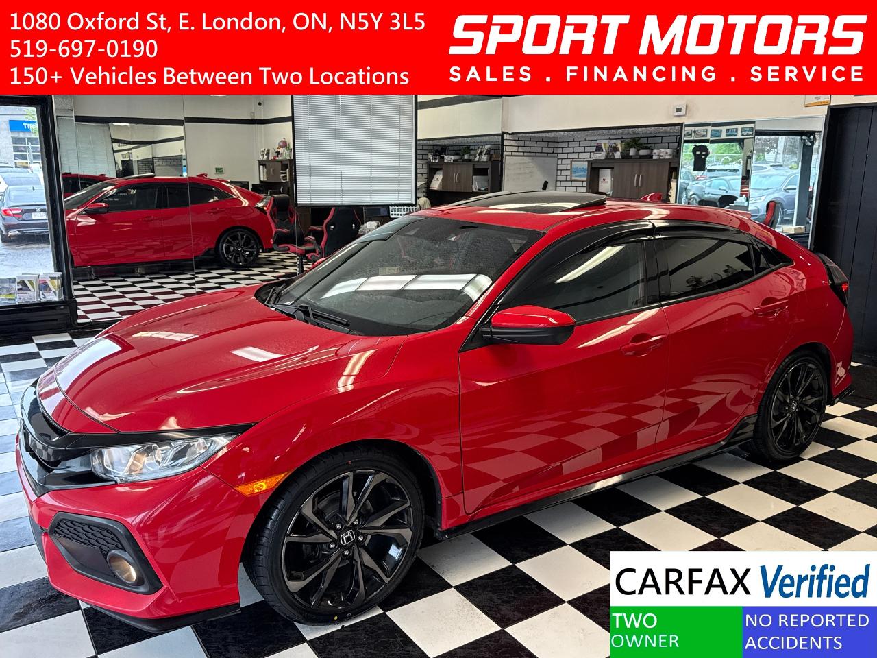 2017 Honda Civic Sport Honda Sensing+New Tires+Brakes+CLEAN CARFAX Photo65