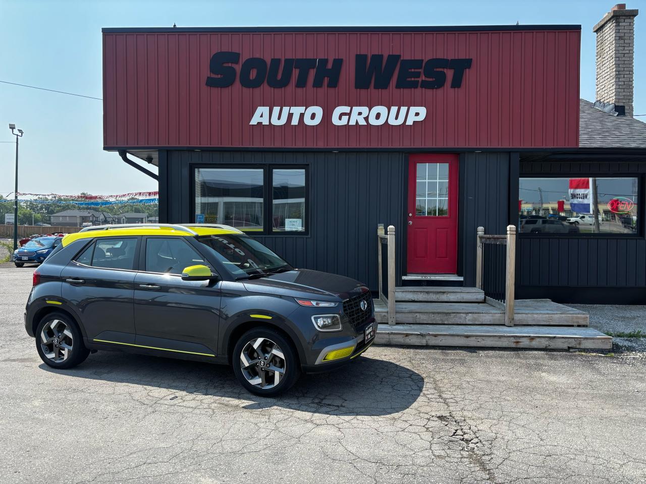 Used 2021 Hyundai Venue Trend IVT w/Urban Pkg/Grey-Lime Interior for sale in London, ON