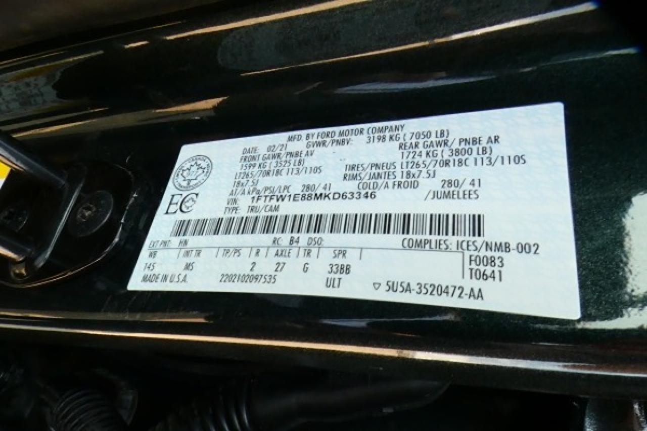 2021 Ford F-150 XLT ecoboost w/Htd cloth, NAV, BUC - Photo #21