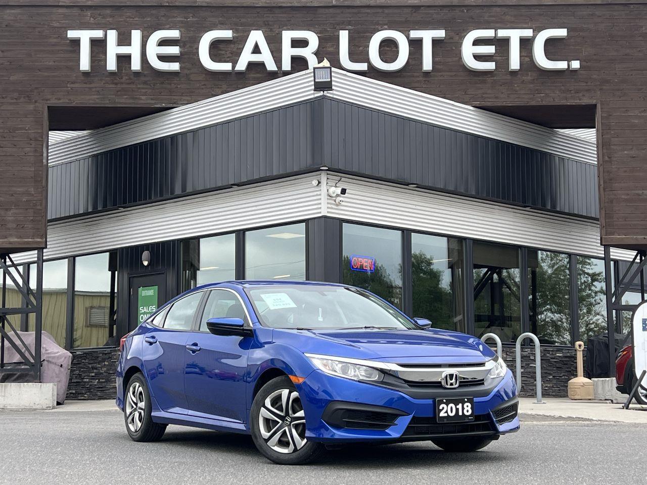 Used 2018 Honda Civic LX APPLE CARPLAY/ANDROID AUTO, BACK UP CAM, HEATED SEATS, CRUISE CONTROL!! for sale in Sudbury, ON