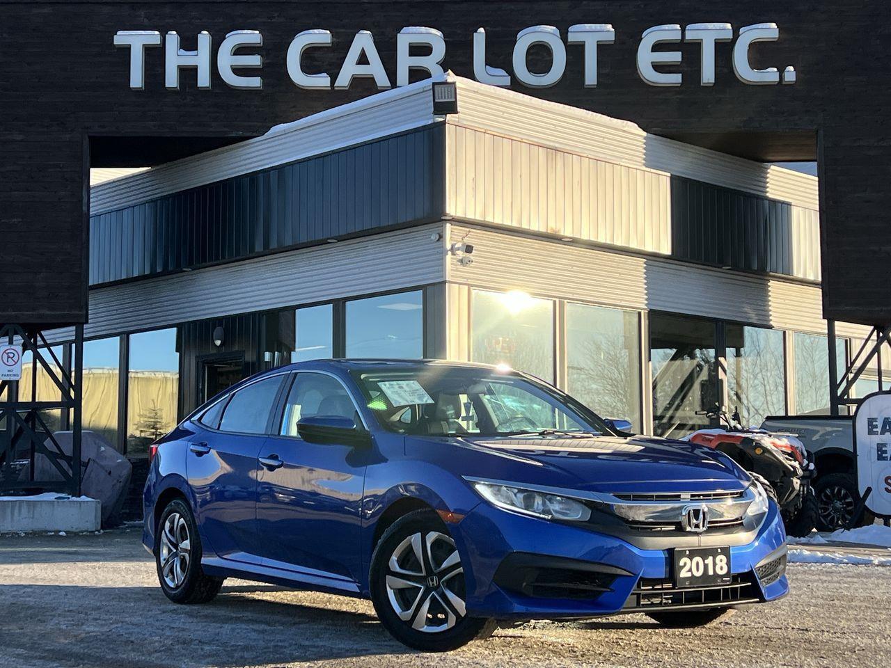 2018 Honda Civic LX APPLE CARPLAY/ANDROID AUTO, BACK UP CAM, HEATED SEATS, CRUISE CONTROL!! Photo0