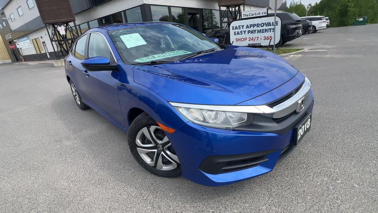 2018 Honda Civic LX APPLE CARPLAY/ANDROID AUTO, BACK UP CAM, HEATED SEATS, CRUISE CONTROL!! Photo