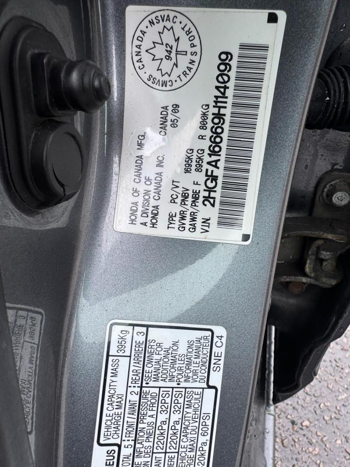 2009 Honda Civic SPORT, AUTO, 4 CYL, ONLY 80KMS, CERTIFIED - Photo #16
