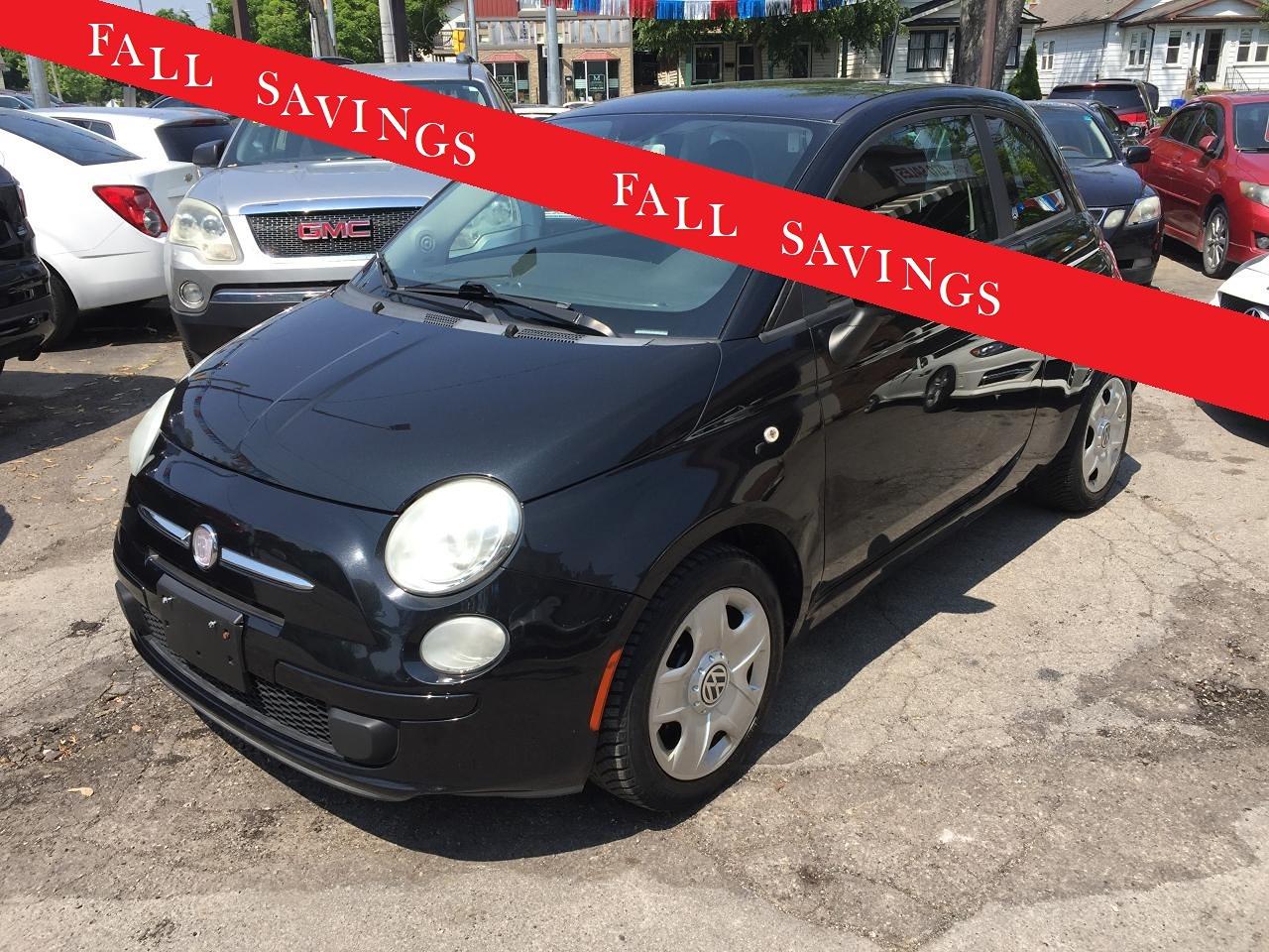 Used 2012 Fiat 500 FALL SAVINGS - POP Econo 5 Spd Super Low KM's! for sale in St. Catharines, ON
