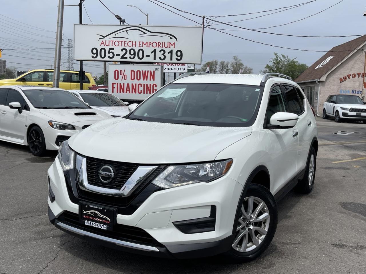 Used 2020 Nissan Rogue S Special Edition Pearl White Dual Climate / Blind Spot / Rev Cam for sale in Mississauga, ON