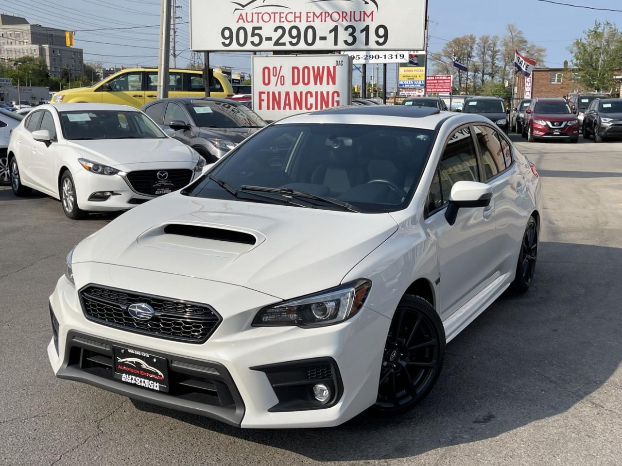 Used 2020 Subaru WRX Sport Tech 6SPD Pearl white / Leather / Sunroof / Navi for sale in Mississauga, ON