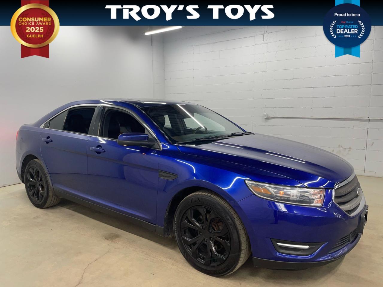 <p>Looking for a reliable sedan that can handle any Canadian weather? Check out this 2015 Ford Taurus 4dr Sdn SEL AWD, available now at Troys Toys! This sleek blue sedan with a sophisticated black interior offers a comfortable and confident driving experience, perfect for both city commutes and long highway trips. With its powerful 3.5L V6 engine and all-wheel-drive capability, youll have the power and control you need, no matter the conditions. This Taurus has 164,623km on the odometer and is ready for its next adventure!</p><p>This Taurus has been well-maintained and offers a blend of practicality and performance. Inside, youll find a spacious cabin with comfortable seating and a layout designed for ease of use. The automatic transmission makes for smooth gear changes, while the versatile fuel type gives you the flexibility to choose between gasoline or flex fuel.</p><p>Here are five standout features that make this Ford Taurus a great choice:</p><ul><li><strong>All-Wheel Drive:</strong> Conquer the elements with confidence and enjoy superior handling in any weather.</li><li><strong>Powerful 3.5L V6 Engine:</strong> Experience strong performance and effortless acceleration.</li><li><strong>Sleek Sedan Design:</strong> Turn heads with the Taurus stylish and modern exterior.</li><li><strong>Automatic Transmission:</strong> Enjoy smooth and effortless driving.</li><li><strong>Spacious Interior:</strong> Ride comfortably with plenty of room for passengers and cargo.</li></ul><p><strong><em>Powered by AutoIntelligence™</em></strong> Vehicle information has been generated using artificial intelligence and is provided for informational purposes only. While efforts are made to ensure accuracy, please confirm all details directly with the dealer.</p>