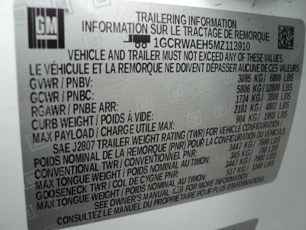 2021 Chevrolet Silverado 1500 WT DoubleCab2WD 4.3L6cyl 6'7"Box  147"WB BackUpCam - Photo #28
