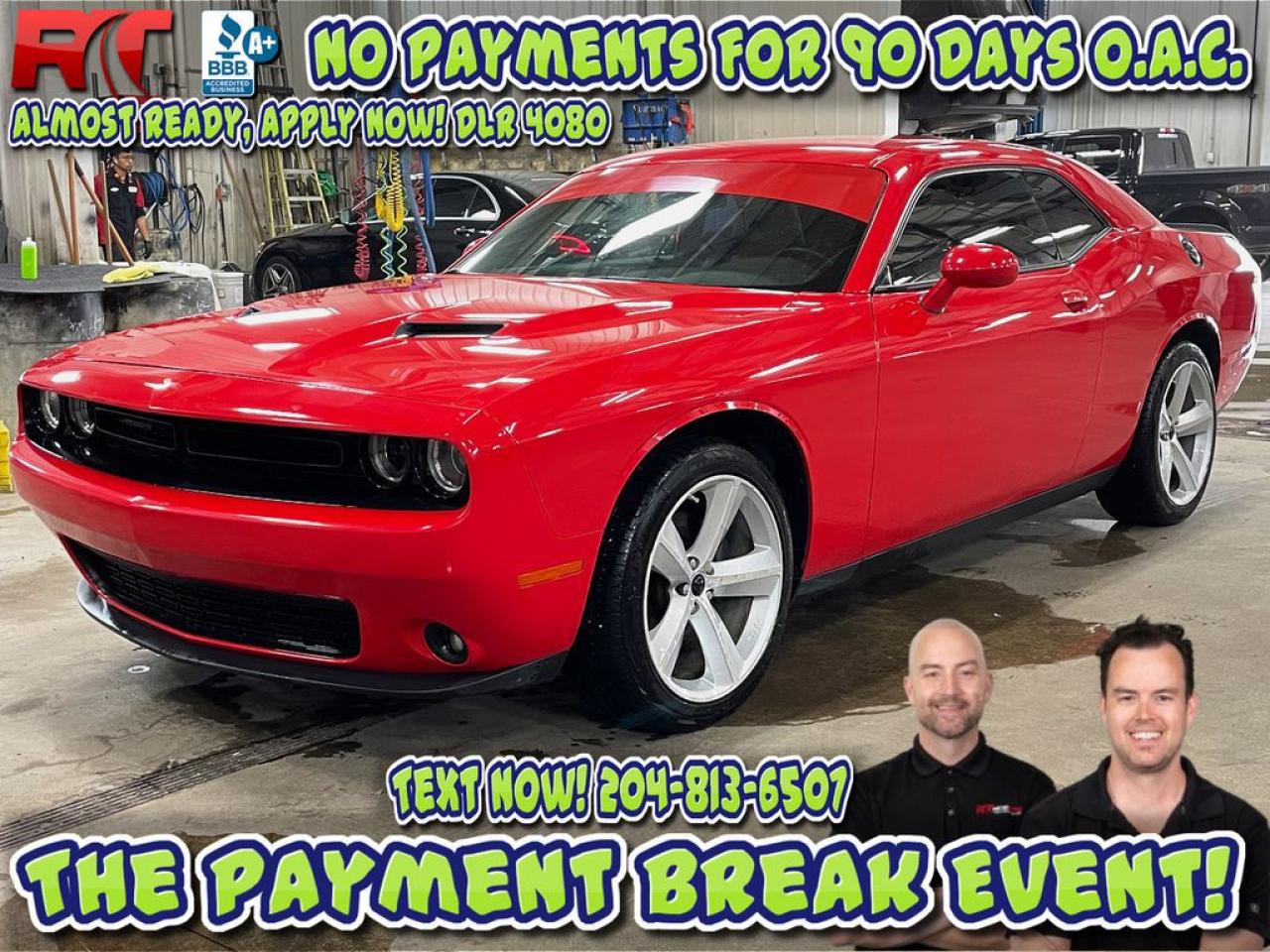 Used 2016 Dodge Challenger SXT Plus for sale in Winnipeg, MB