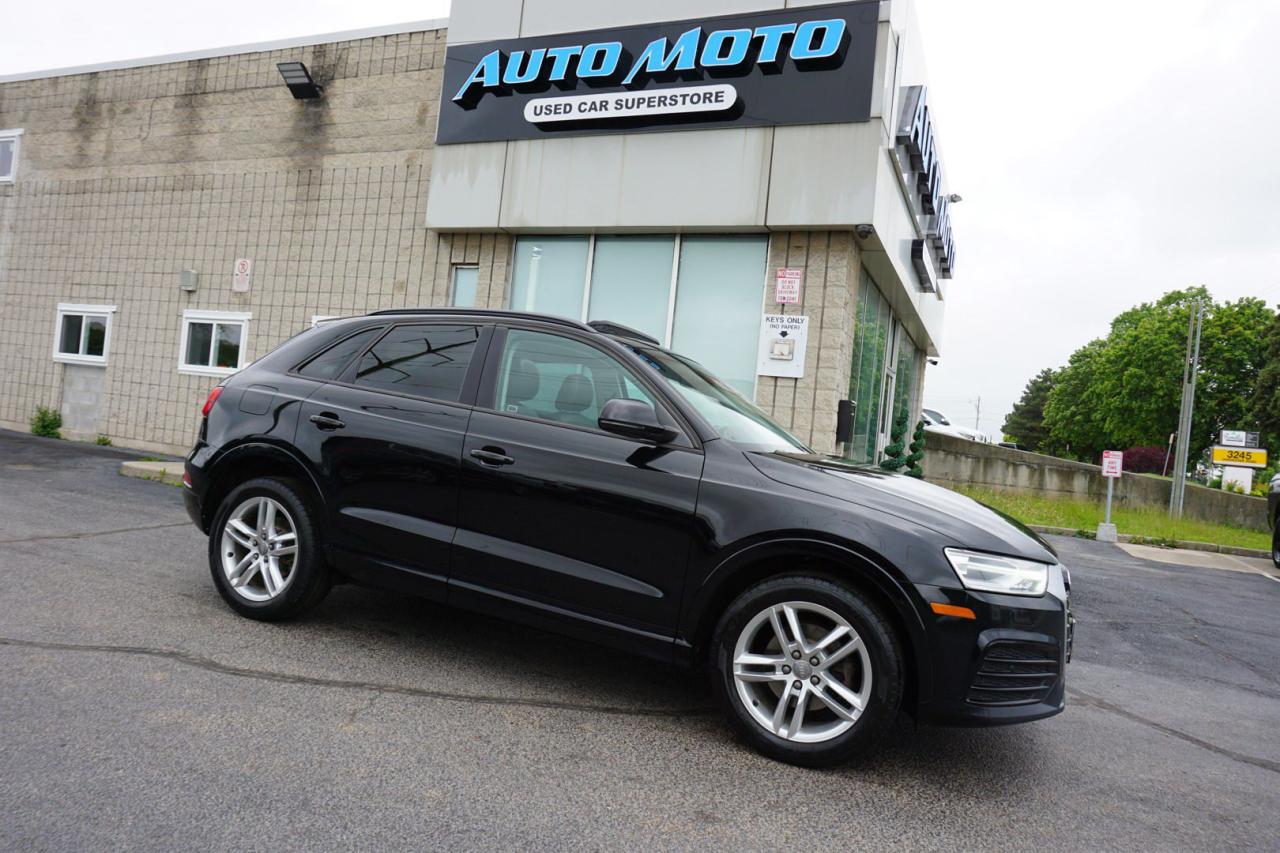 Used 2018 Audi Q3 KOMFORT AWD CERTIFIED *ACCIDENT FREE* CAMERA BLUETOOTH LEATHER HEATED SEATS PANO ROOF CRUISE ALLOYS for sale in Burlington, ON