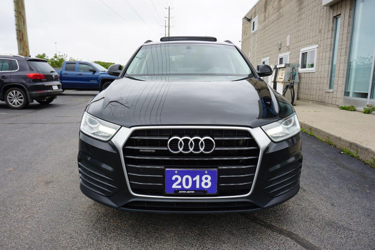 2018 Audi Q3 KOMFORT AWD CERTIFIED *ACCIDENT FREE* CAMERA BLUETOOTH LEATHER HEATED SEATS PANO ROOF CRUISE ALLOYS - Photo #2