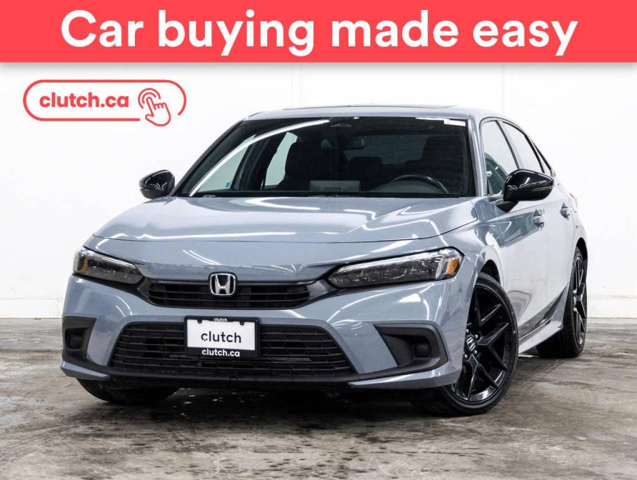 Used 2023 Honda Civic Sport w/ Apple CarPlay & Android Auto, Power Moonroof, Heated Steering Wheel for sale in Toronto, ON