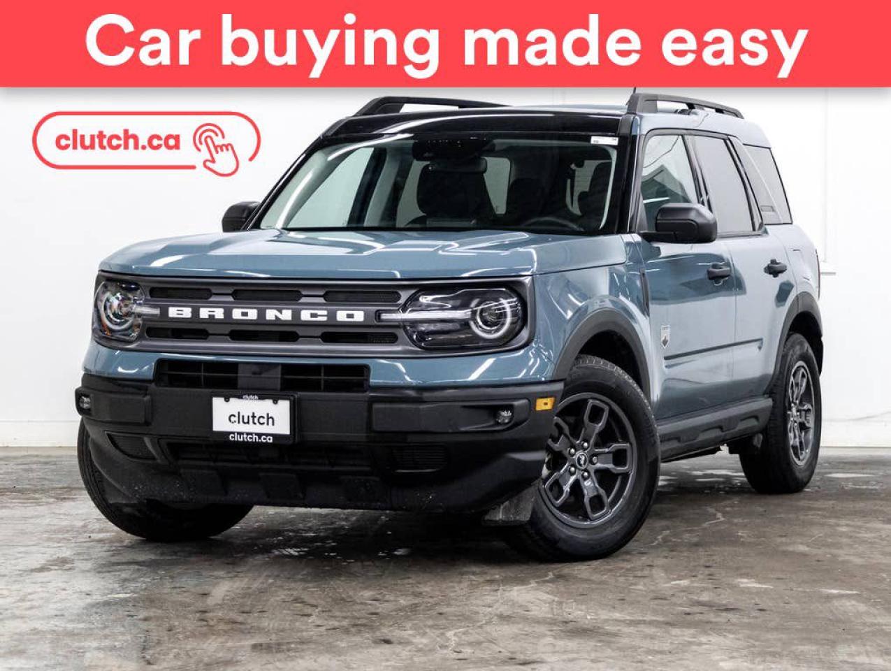 Used 2022 Ford Bronco Sport Big Bend 4x4 w/ Apple CarPlay & Android Auto, Nav, Power Moonroof for sale in Toronto, ON