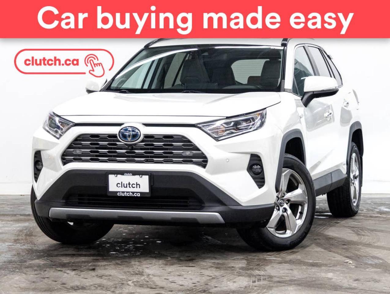 Used 2020 Toyota RAV4 Hybrid Limited AWD w/ Apple CarPlay & Android Auto, 360 Cam, Power Moonroof for sale in Toronto, ON