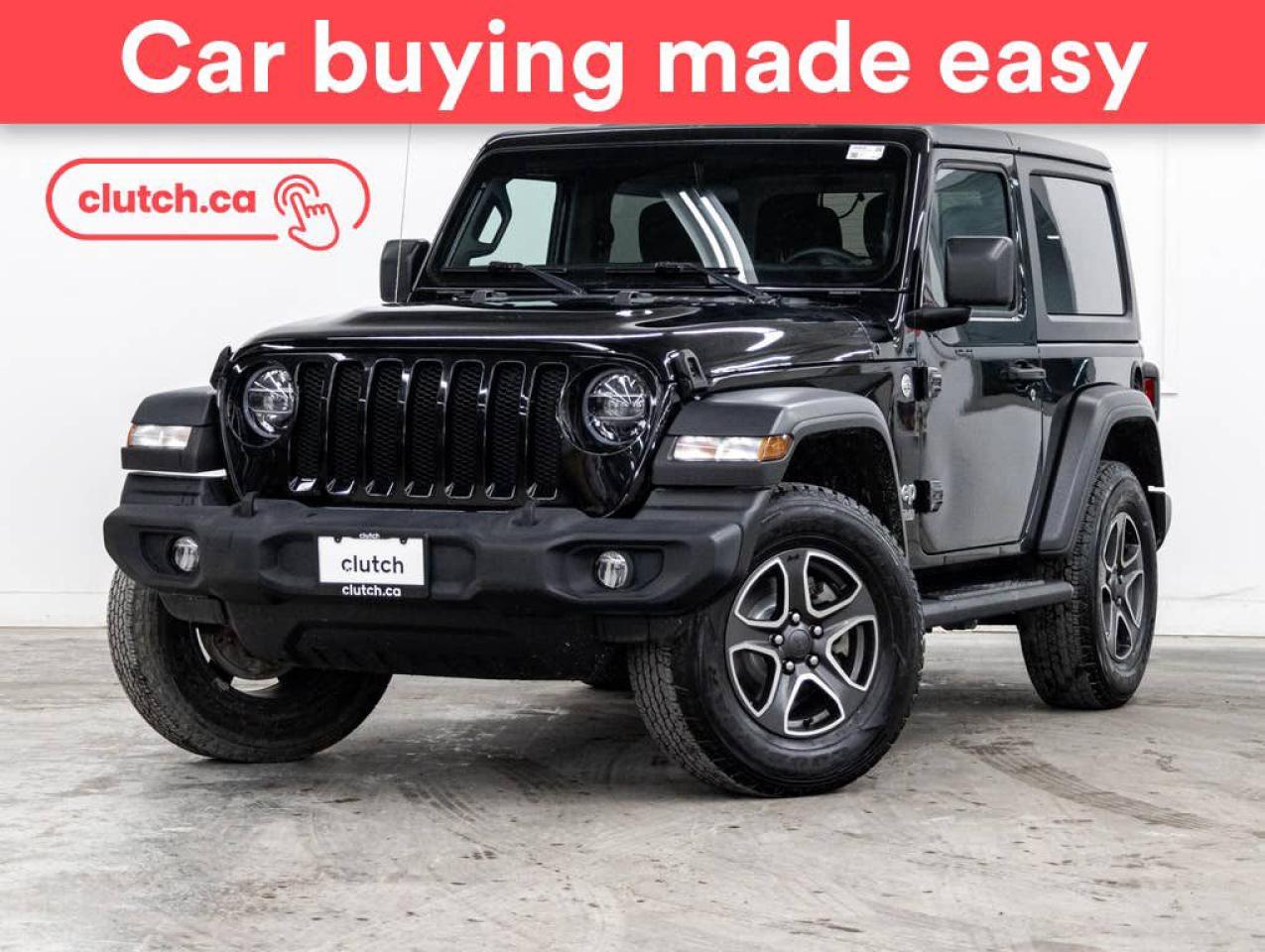 Used 2021 Jeep Wrangler Sport S 4x4 w/Apple CarPlay, Heated Front Seats, Rearview Cam for sale in Toronto, ON