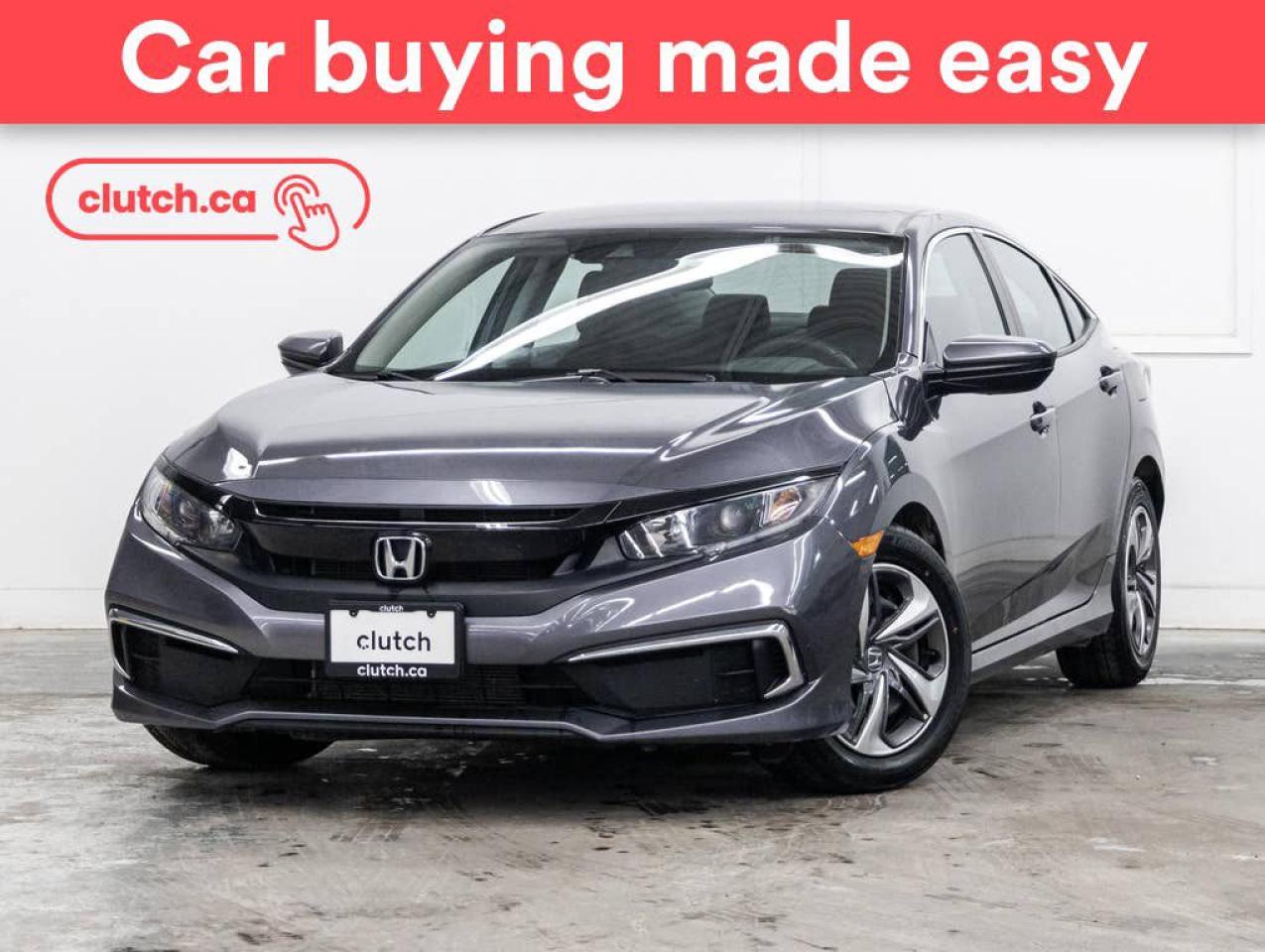 Used 2021 Honda Civic LX w/ Apple CarPlay & Android Auto, Rearview Cam, Climate Control for sale in Toronto, ON