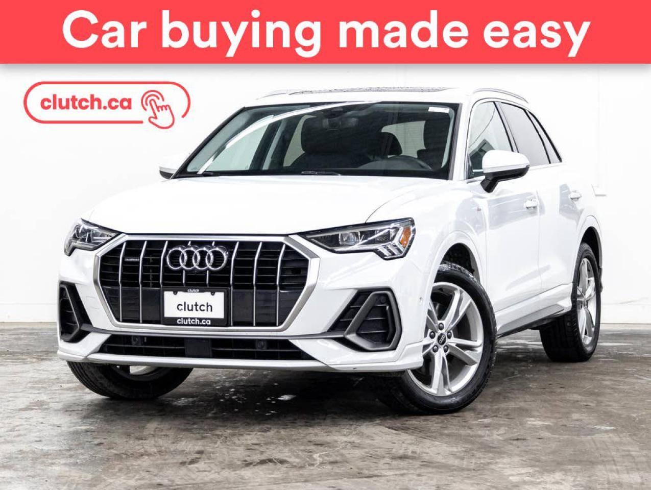Used 2021 Audi Q3 45 Technik AWD w/ Apple CarPlay & Android Auto, Panoramic Moonroof, Nav for sale in Toronto, ON