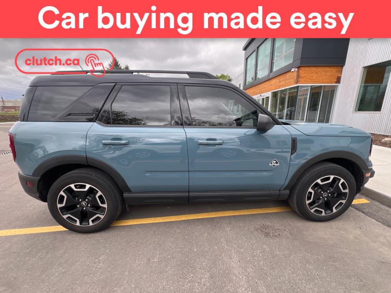 Used 2021 Ford Bronco Sport Outer Banks 4x4 w/ Apple CarPlay, Heated Front Seats, Rearview Cam for sale in Toronto, ON