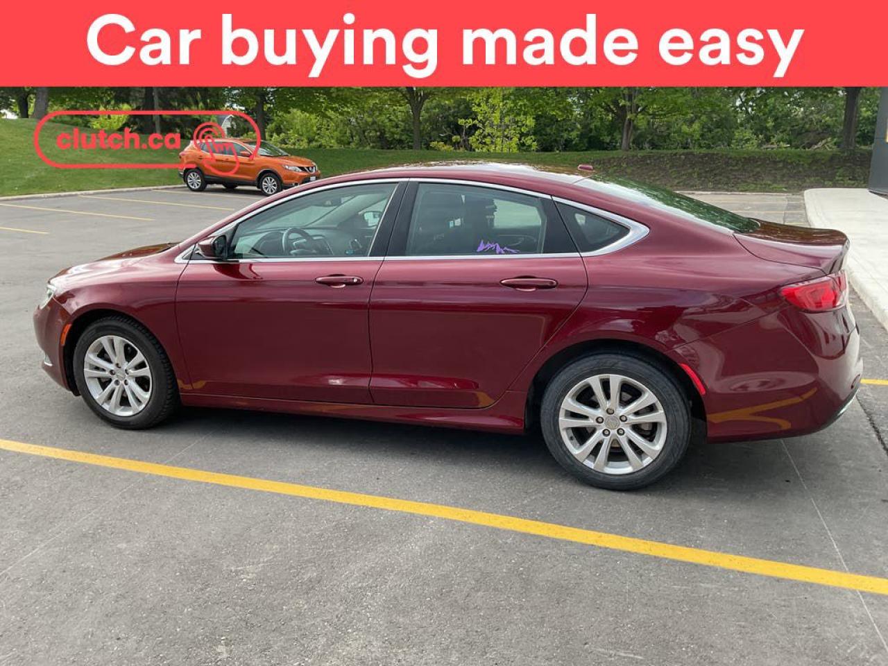 Used 2016 Chrysler 200 Limited w/ Heated Front Seats, Rearview Camera, Cruise Control for sale in Toronto, ON