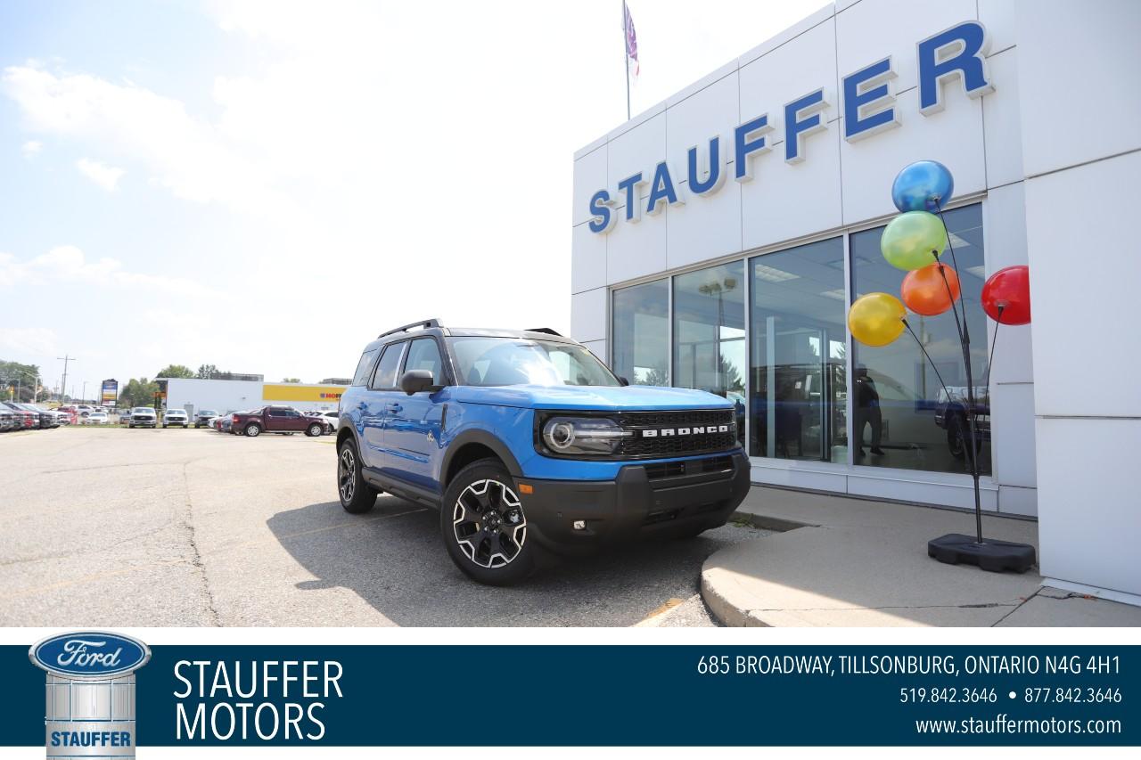New 2025 Ford Bronco Sport Outer Banks 4X4 for sale in Tillsonburg, ON