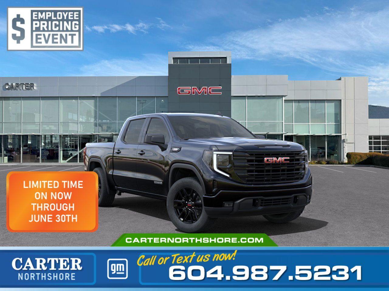 New 2025 GMC Sierra 1500 ELEVATION 4WD | Alum Wheels/Touchscreen/Bose Skprs for sale in North Vancouver, BC