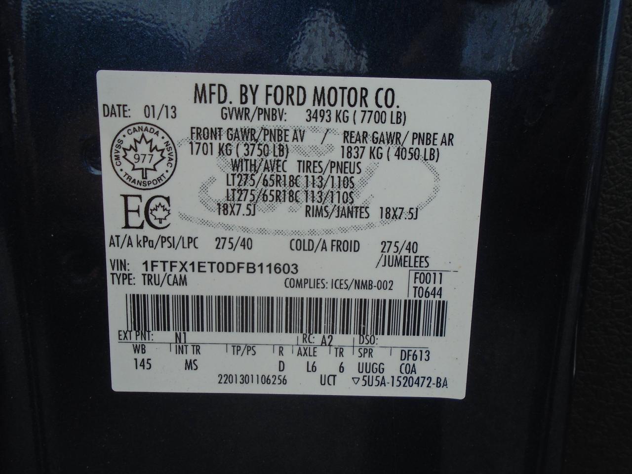 2013 Ford F-150 4WD SuperCab 145  Lariat - Photo #30