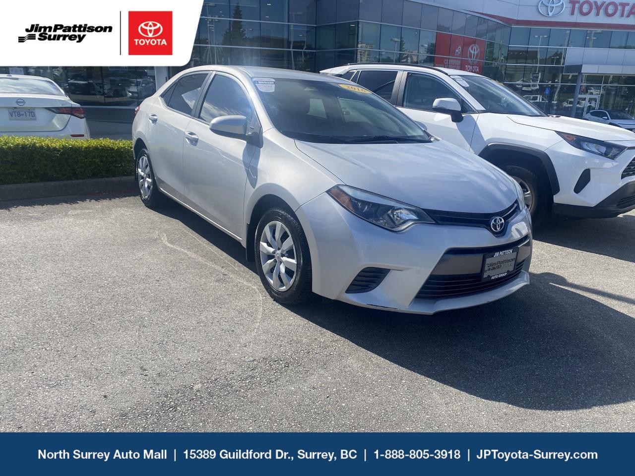Used 2016 Toyota Corolla 4-door Sedan LE CVTi-S for sale in Surrey, BC