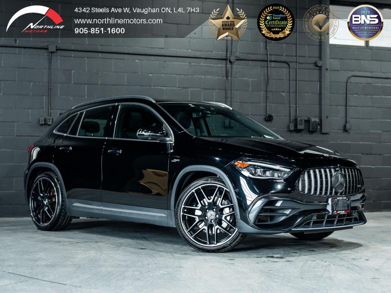 Used 2021 Mercedes-Benz GLA AMG GLA 45/BURMESTER/360 CAM/PANO/ADAPTIVE CRUISE for sale in Vaughan, ON