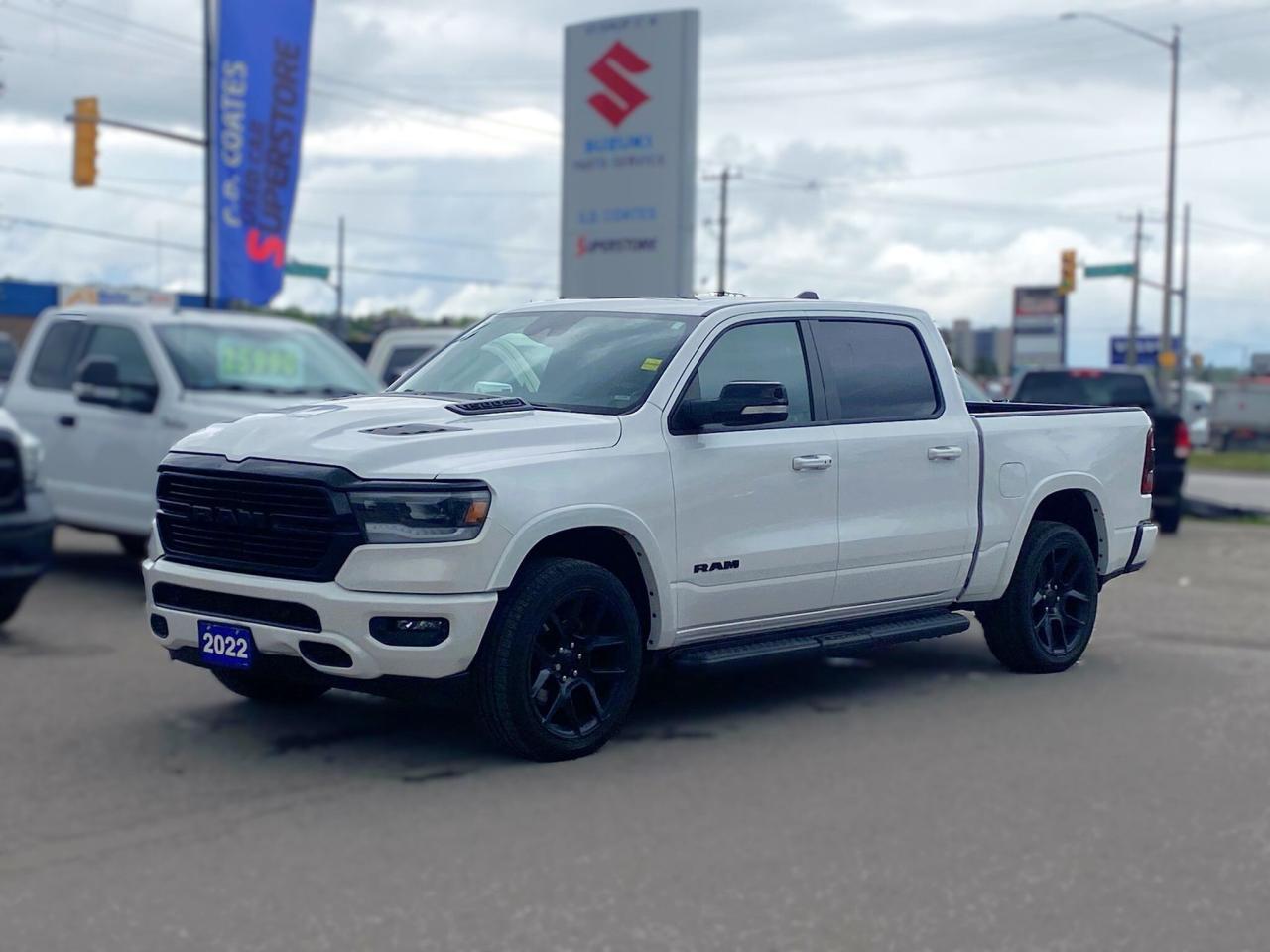 Used 2022 RAM 1500 Laramie Crew Cab 4x4 ~Nav ~Leather ~Harman/Kardon for sale in Barrie, ON