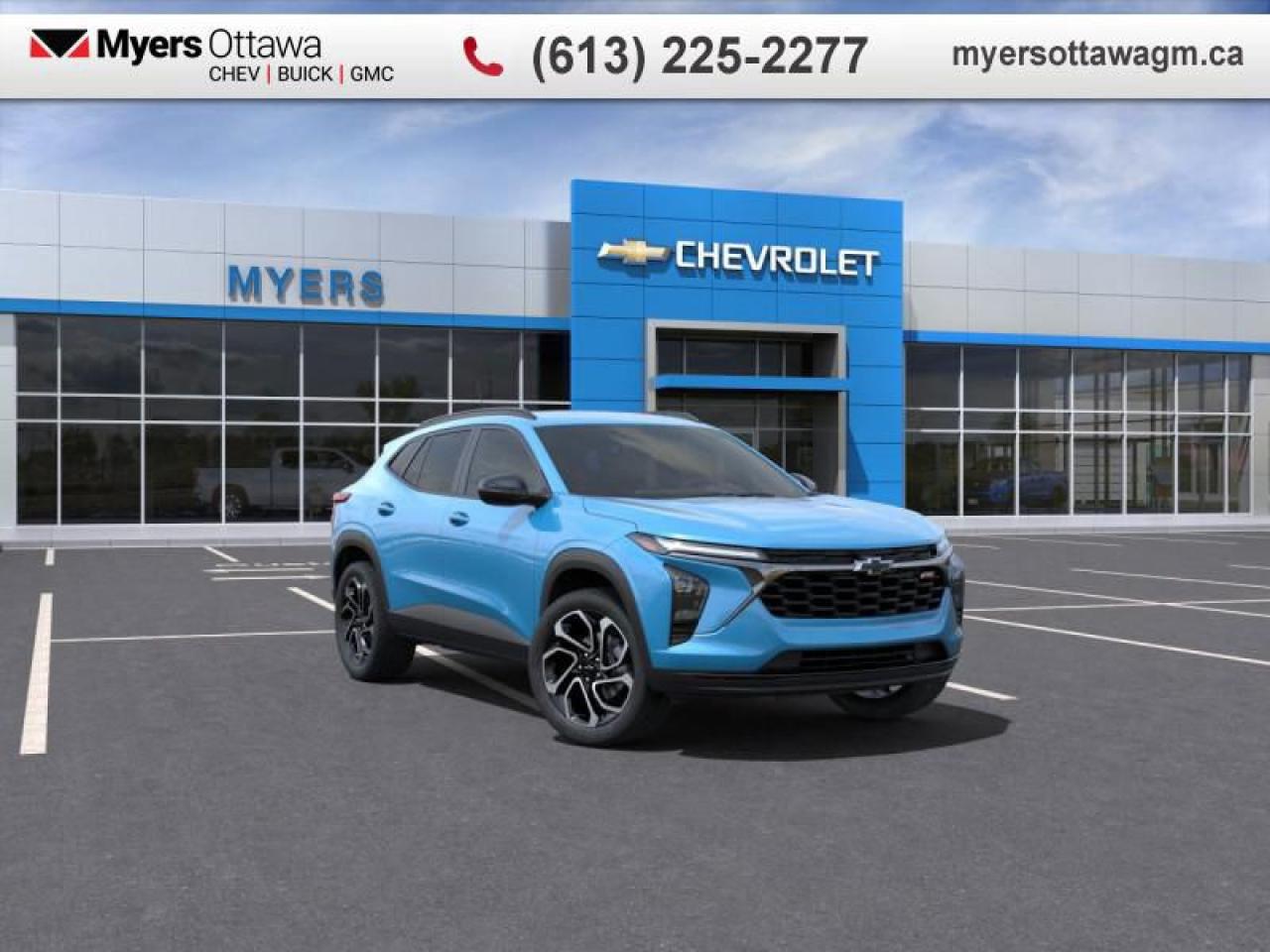 New 2025 Chevrolet Trax 2RS  2RS, MARINA BLUE ON LACK IN STOCK for sale in Ottawa, ON