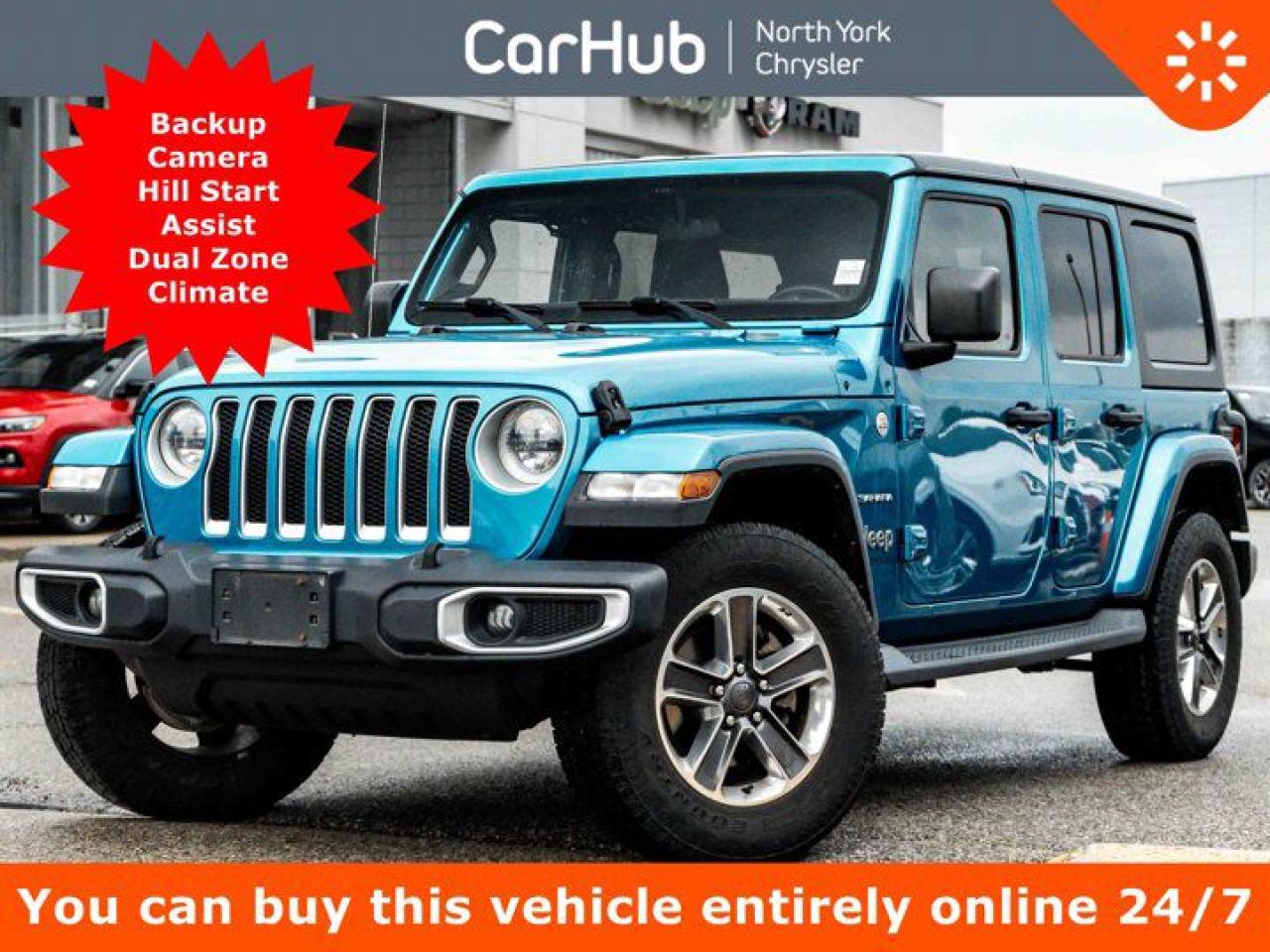 Used 2019 Jeep Wrangler Unlimited Sahara 4x4 Backup Cam Hill Start Assist Dual Zone Climate for sale in Thornhill, ON