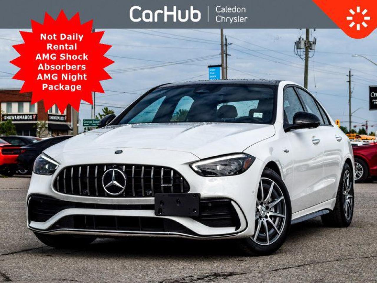 Used 2024 Mercedes-Benz C-Class AMG C 43 4MATIC Only 377Km Pano Sunroof for sale in Bolton, ON